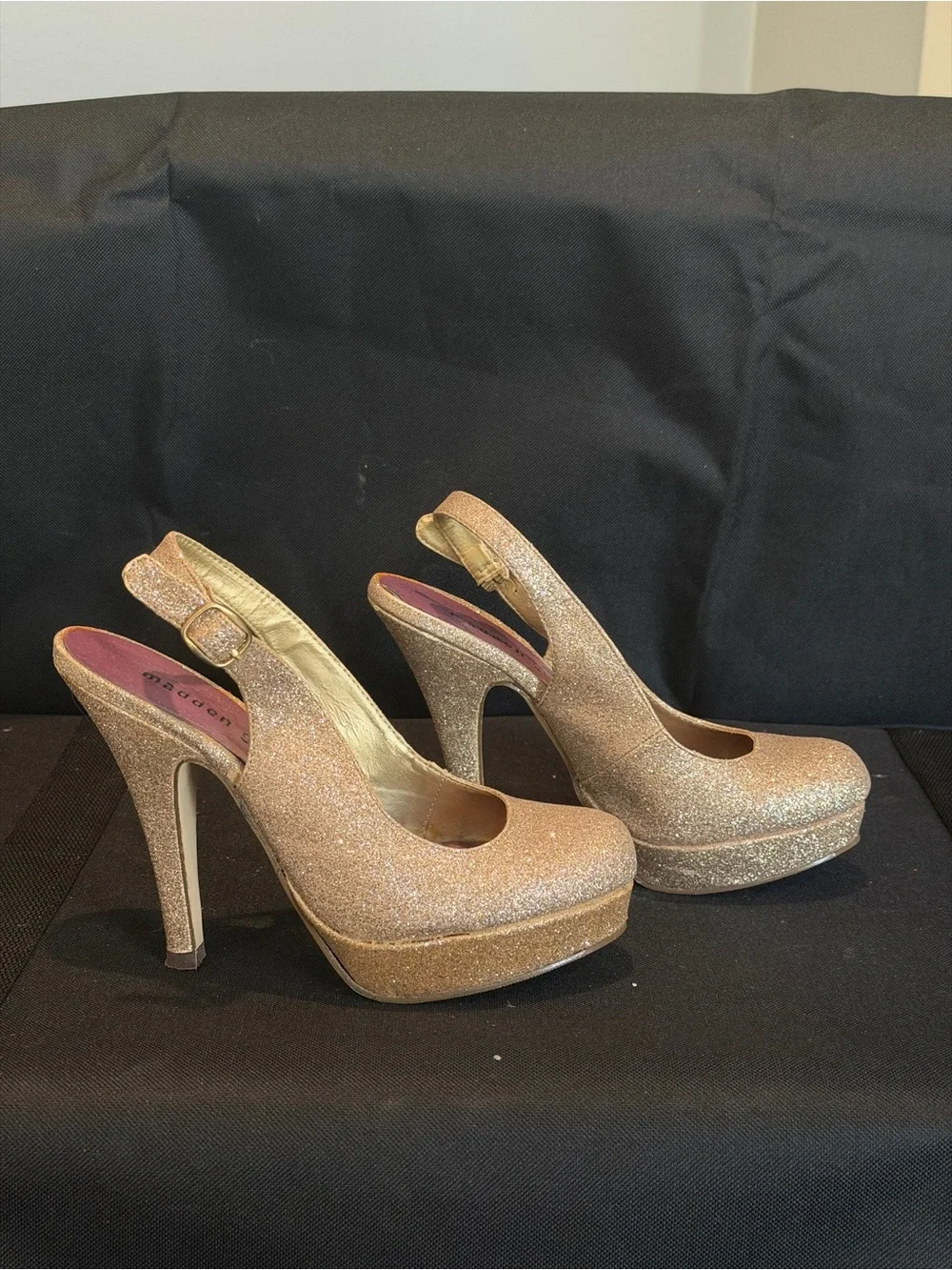 Steve Madden sparkling gold